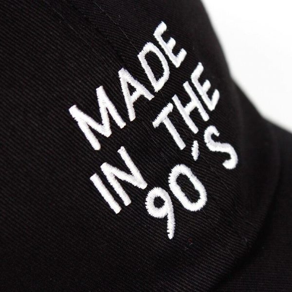 2020 New MADE IN THE 90 S Embroidery Dad Hat 100 Cotton Women Men Fashion Baseball Cap Snapback MADE IN THE 90 S Summer Caps Japanstreet 1607884262