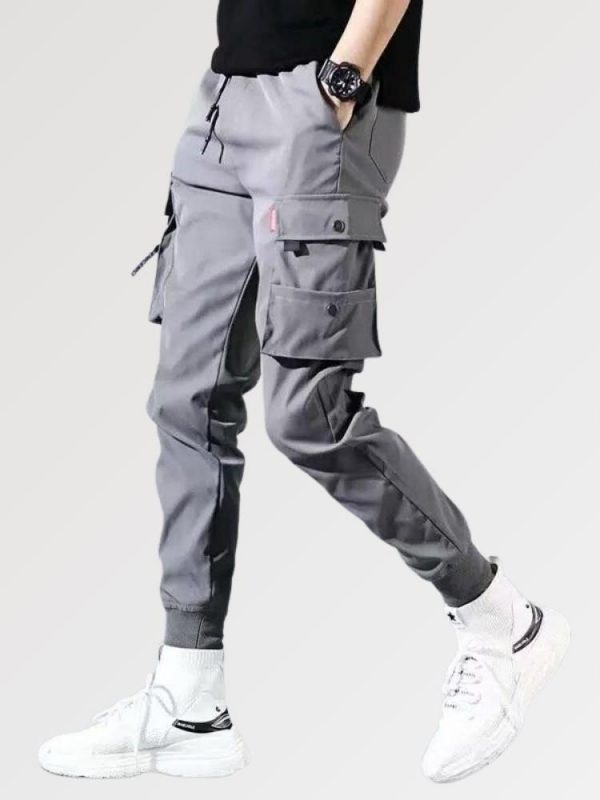 Cargo Pants Gray Military Techwear Japan Clothing 1639486548
