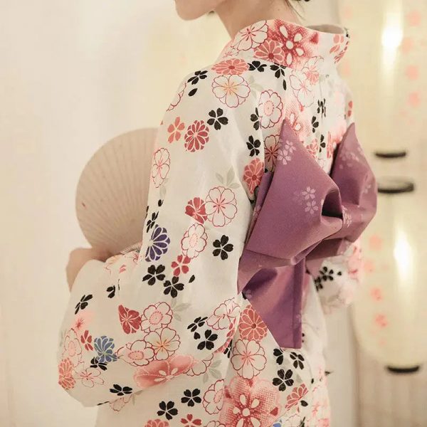 Kimono Japonais Femme Fleuri Reiko Japanstreet 1645974759