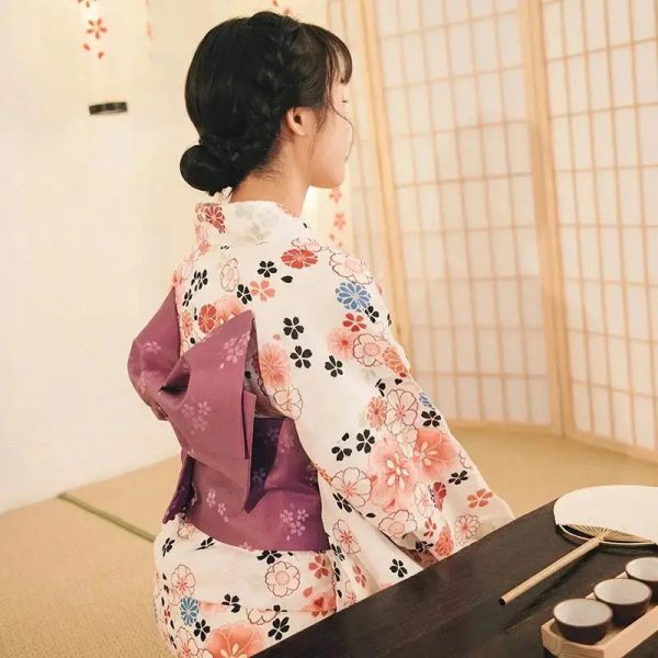 Kimono Japonais Femme Fleuri Reiko Japanstreet 1645974767