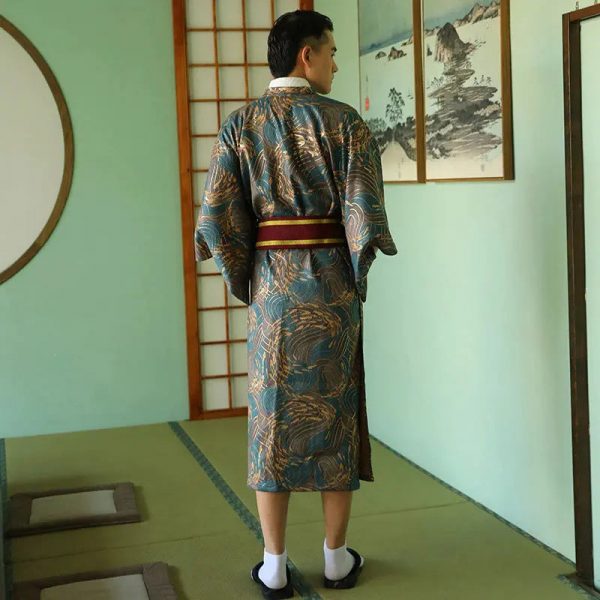 Kimono Japonais Homme Soie Koniya Japanstreet 1646539538