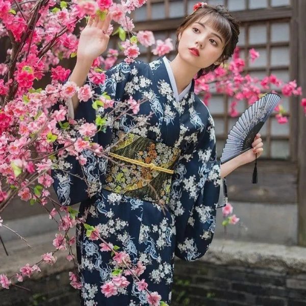 Vrai Kimono Japonais Femme Akemi Japanstreet 1645812011