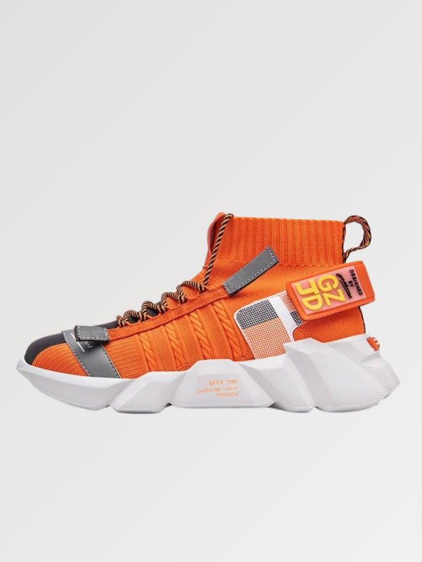 orange platform sneakers 1