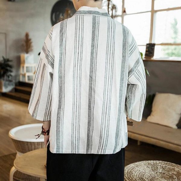 striped kimono cardigan 4