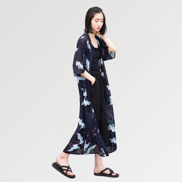 womens sheer kimono 2